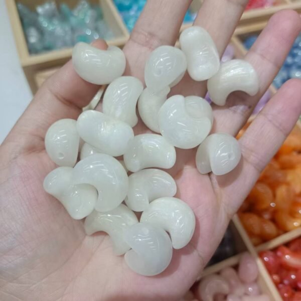 A03-3 Open Hole Moon Beads