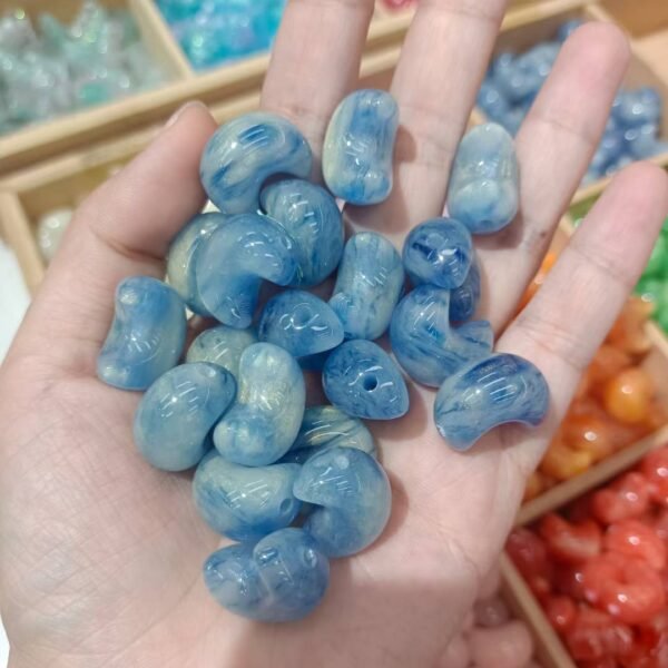 A03-5 Open Hole Moon Beads
