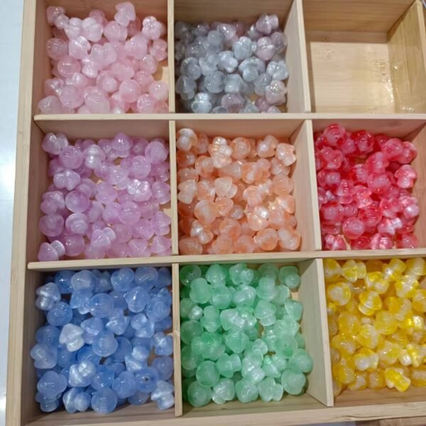 Open Hole Mushroom Beads