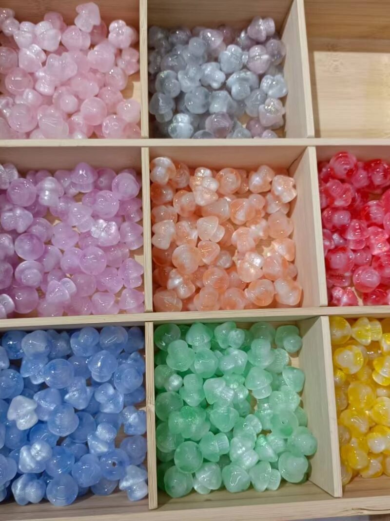 Open Hole Mushroom Beads