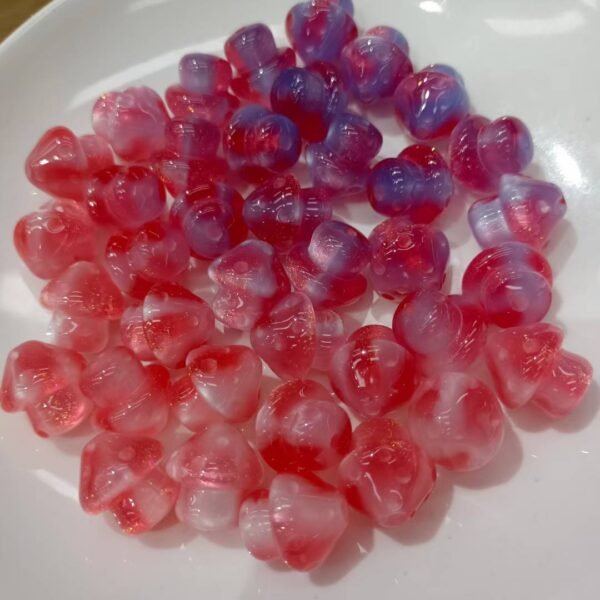 Open Hole Mushroom Beads