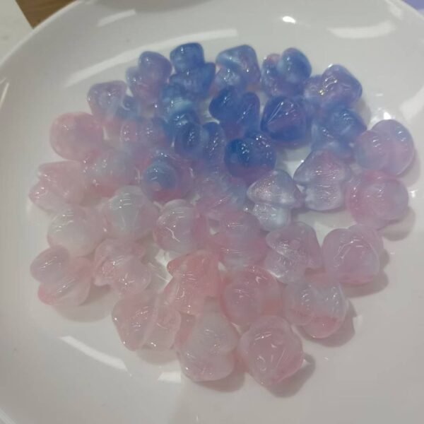 Open Hole Mushroom Beads