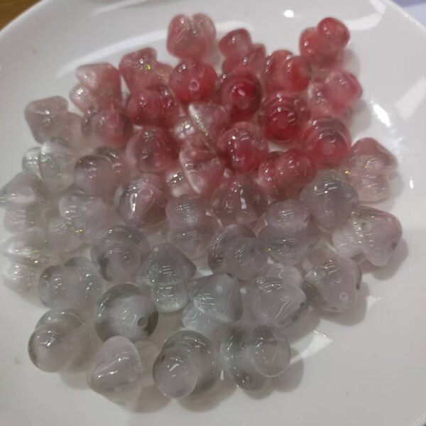 Open Hole Mushroom Beads