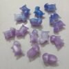 A05-4 Open Hole Shimmer Color Shift Big Cat Beads