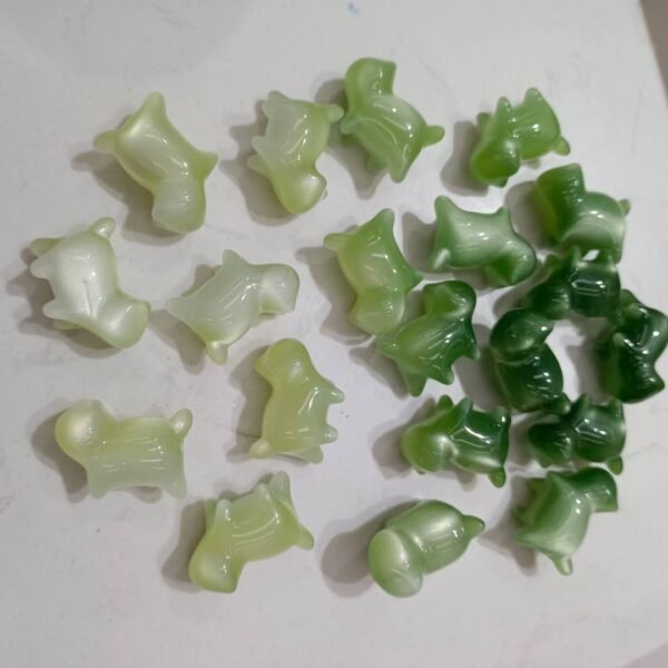 A05-6 Open Hole Shimmer Color Shift Big Cat Beads