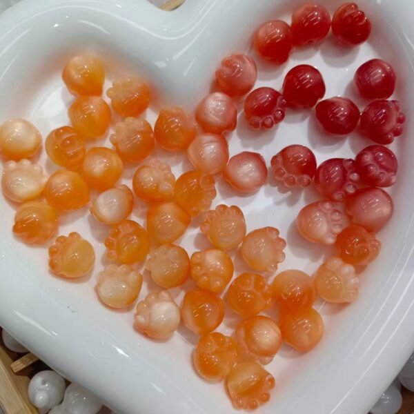 A07-2 Open Hole Color Shift Cat Claw Beads