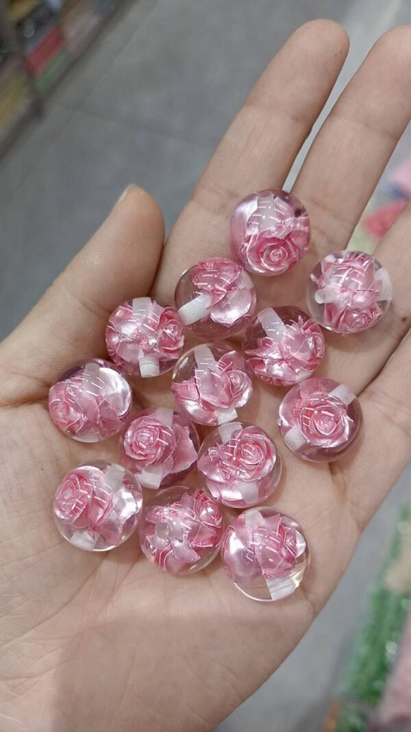 A10-1 Inlaid Rose Beads