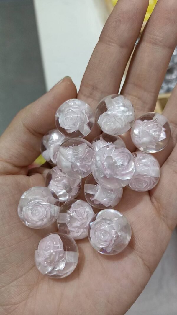 A10-2 Inlaid Rose Beads