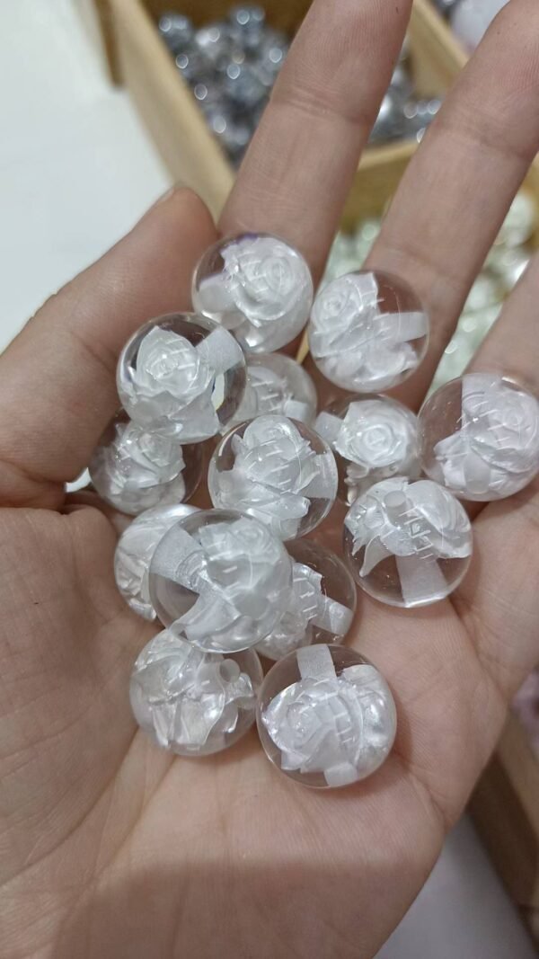 A10-4 Inlaid Rose Beads