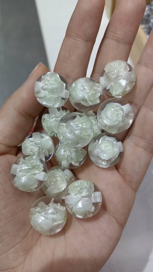 A10-5 Inlaid Rose Beads