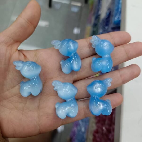 A12-7 Open Hole Shimmer Deer Beads