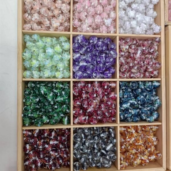 A13-5 Inlaid Shiny Butterfly Beads