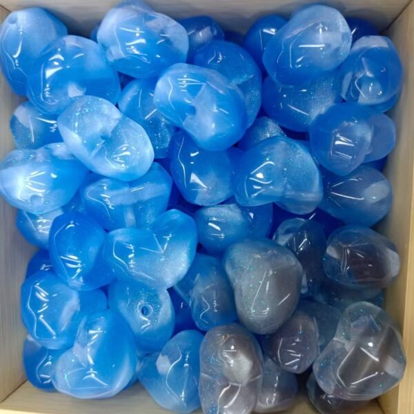 Shimmer Color Shift Heart Beads