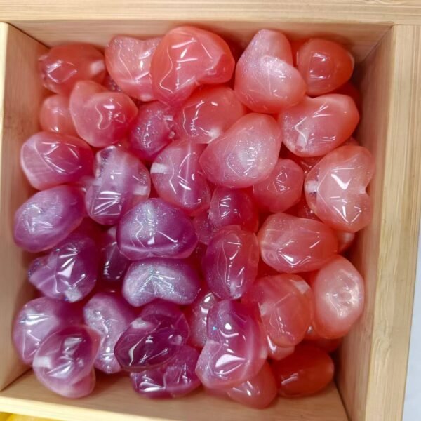 Shimmer Color Shift Heart Beads