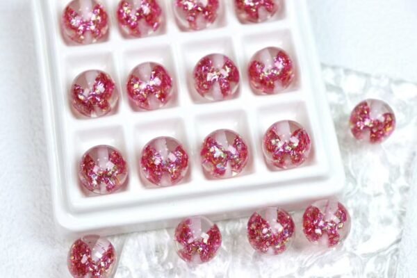 A18-5 Lumi Shard Shimmer Butterfly Beads