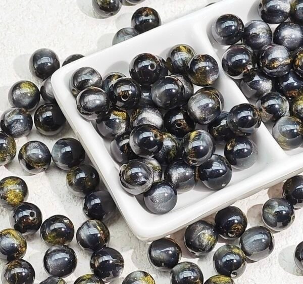 Star Sky Flowing Color Blended Beads 10mm