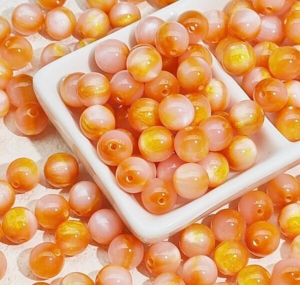 Star Sky Flowing Color Blended Beads 10mm