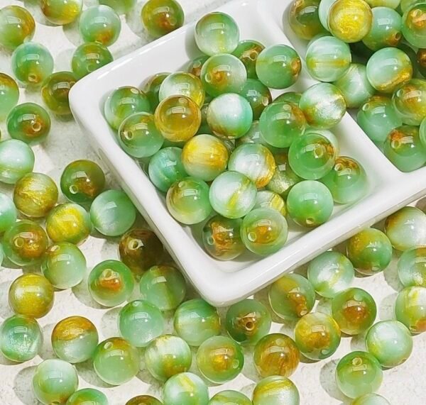 Star Sky Flowing Color Blended Beads 10mm