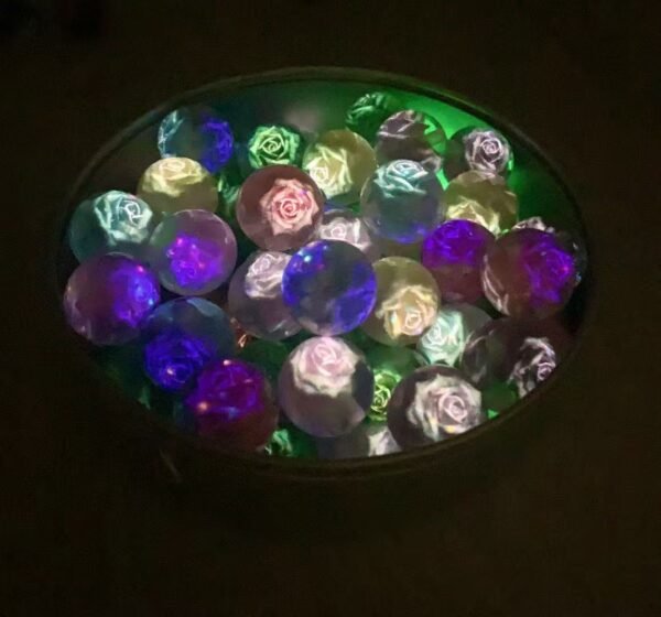 Lumi Inlaid Rose Beads