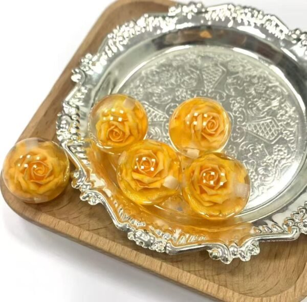 Lumi Inlaid Rose Beads