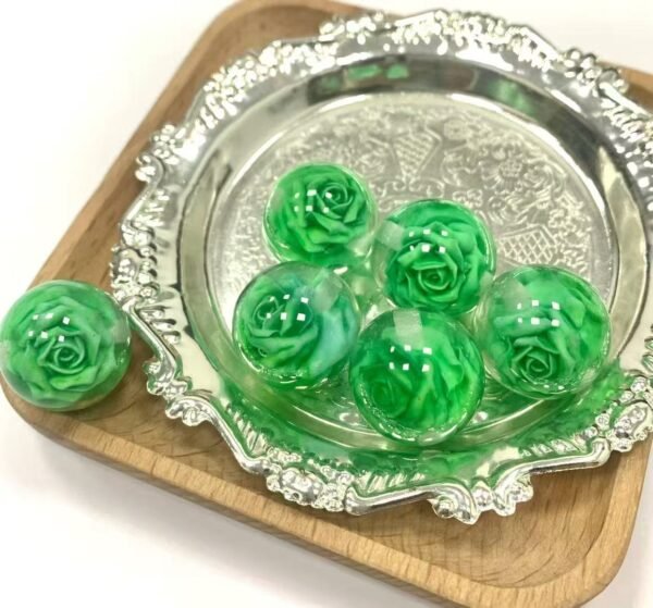 Lumi Inlaid Rose Beads