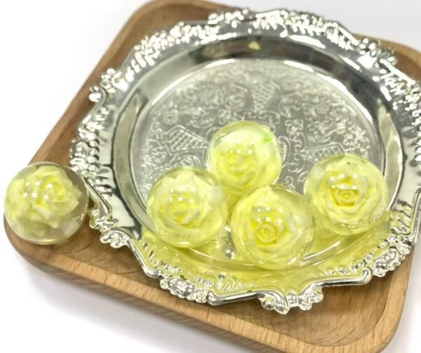 Lumi Inlaid Rose Beads