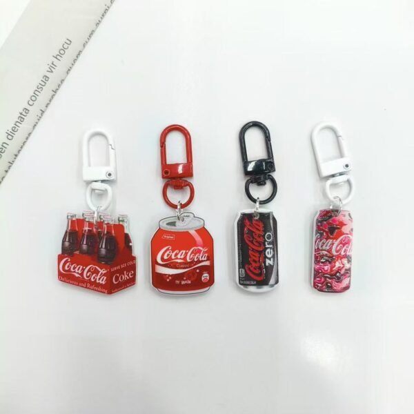3D Embossed Cola keychain
