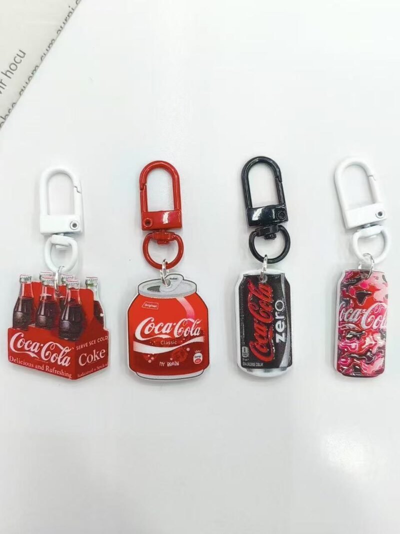A42 3D Embossed Cola keychain