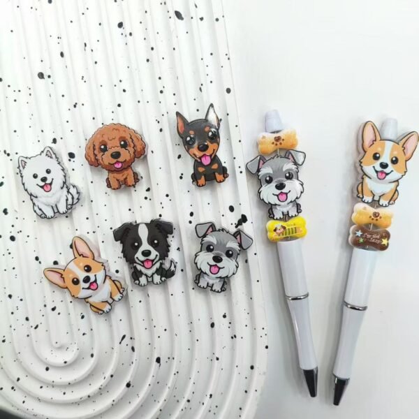 3D Embossed Open Hole Pet Dog