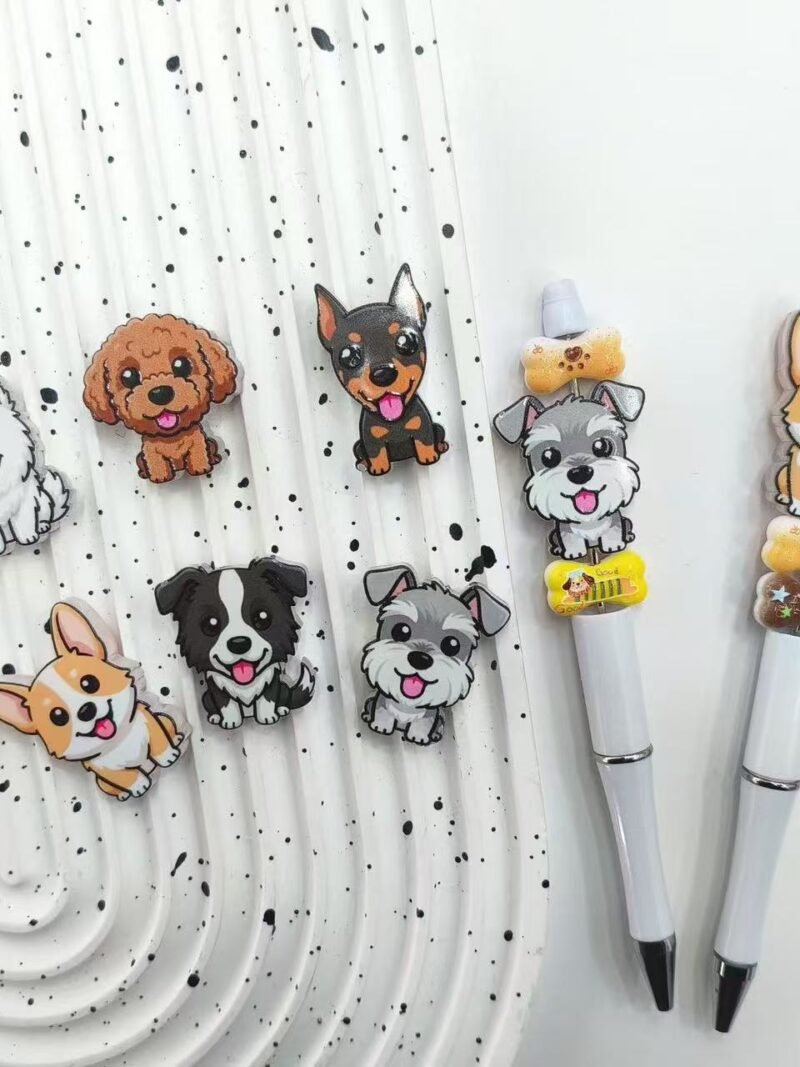 3D Embossed Open Hole Pet Dog