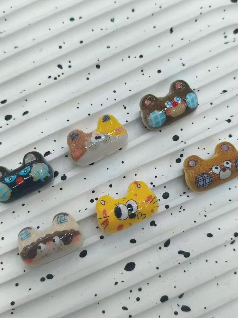 3D Embossed Open Hole Kitten 2