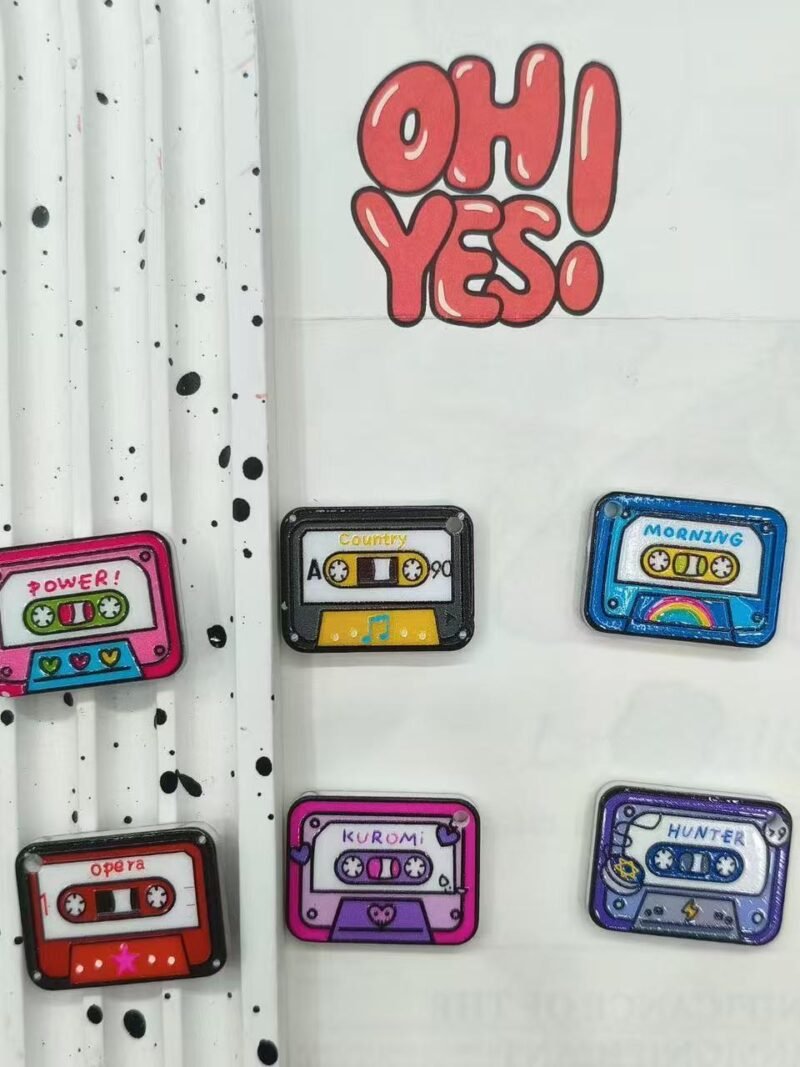 3D Embossed Open Hole Radio