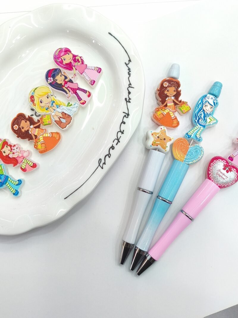 3D Embossed Open Hole Strawberry Shortcake