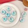 Open Hole Hand-painted Sugar Heart Donut Beads