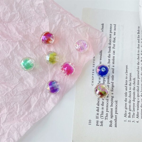 Sugar Heart Disco Beads