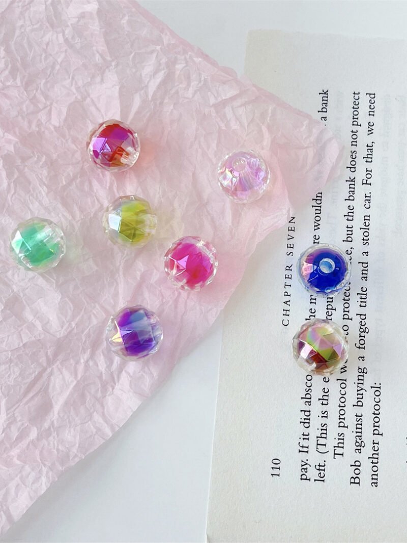 A78 Sugar Heart Disco Beads