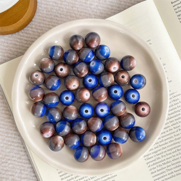 A79-15 Multi-color Plaid Beads