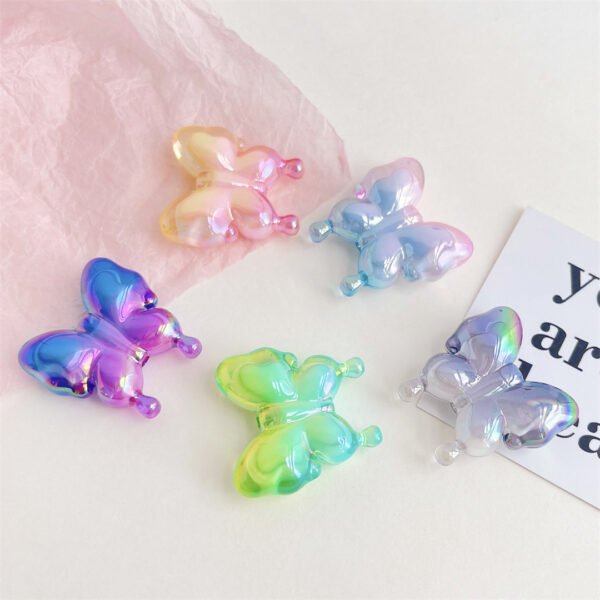 Open Hole Gradient Butterfly Beads