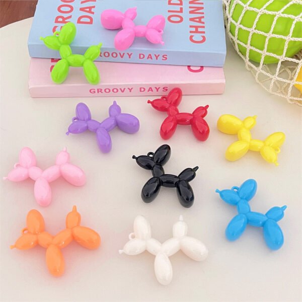 Macaron Color Balloon Dog Beads