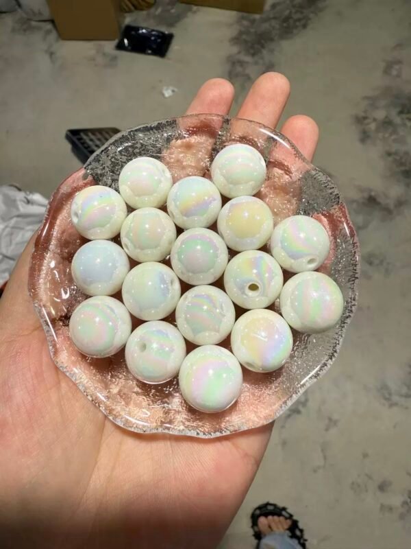 Iridescent Solid Color Beads