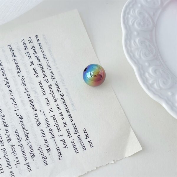 Iridescent Solid Color Beads