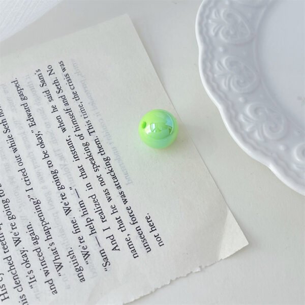 Iridescent Solid Color Beads