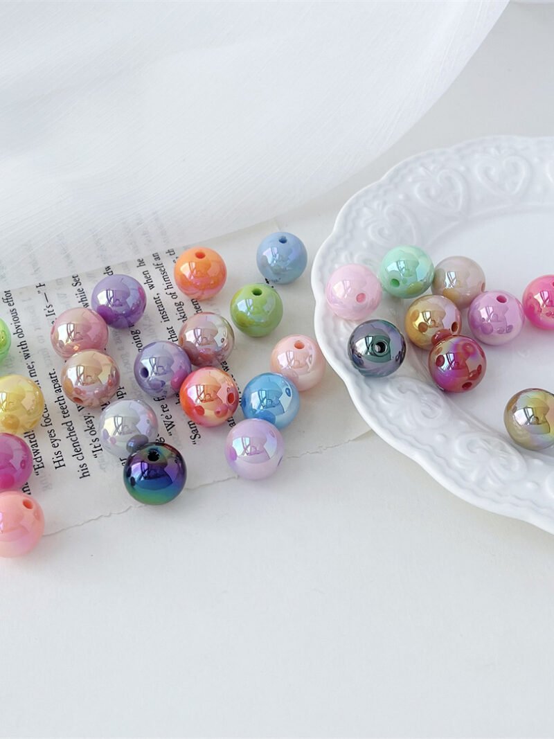 Iridescent Solid Color Beads