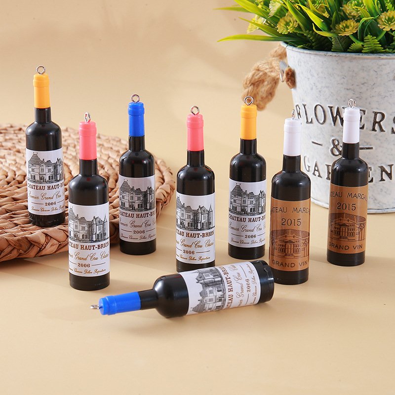 Artificial Wine Bottle Pendant