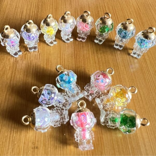 B13 Sequin Astronaut Pendant