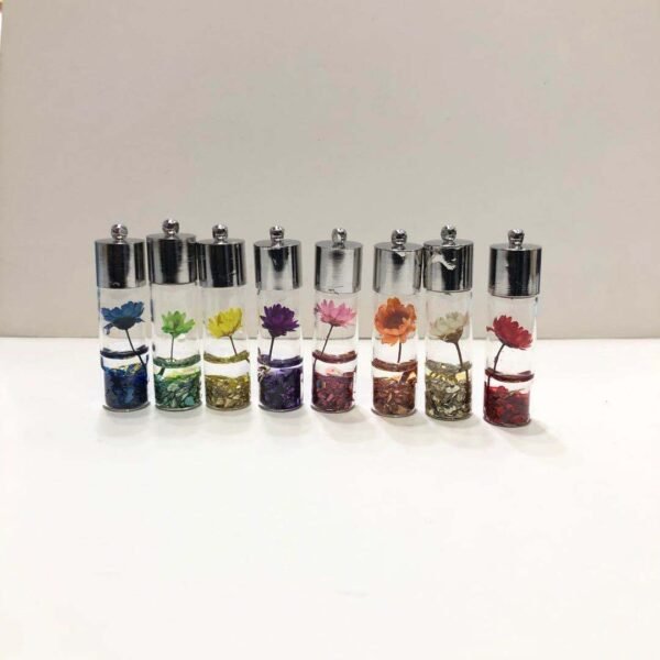 Flower Glass Ball Pendant