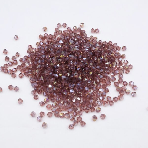 Super Shiny Crystal Rhombus Beads - Medium Purple