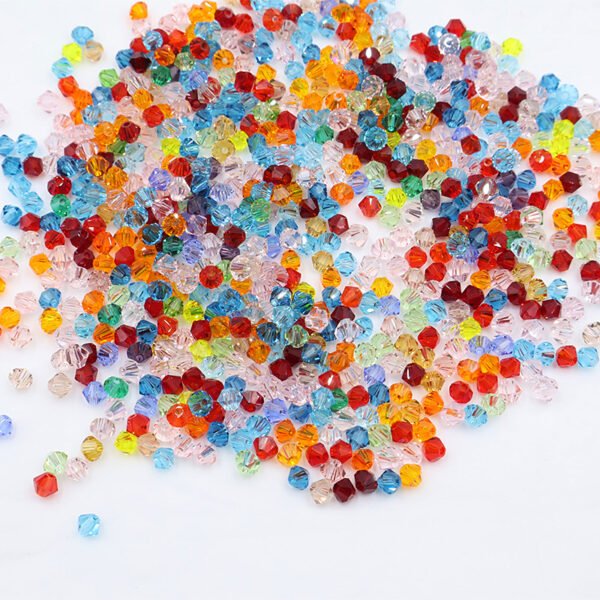 B65 Super Shiny Crystal Rhombus Beads - Random Mixed