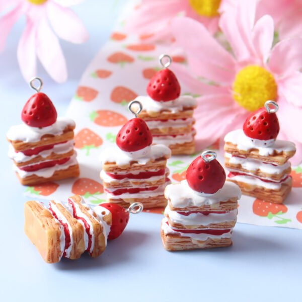 Strawberry Cake Pendant