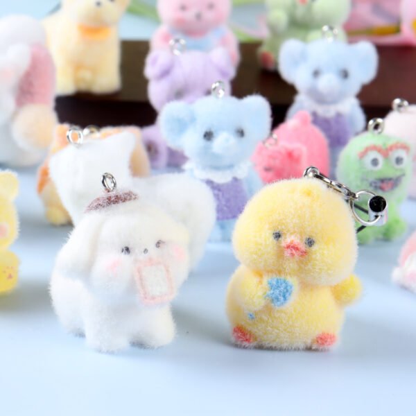 C10 Flocked Cartoon Animal